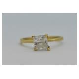 10k Gold CZ Ring