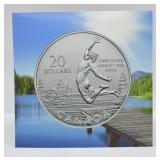 20 DOLLAR .9999 SILVER CANADA ROUND