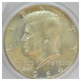 1964 KENNEDY HALF DOLLAR  GEM