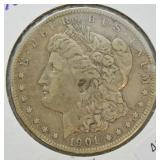 1901 O MORGAN DOLLAR VF