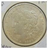 1921 MORGAN DOLLAR  AU