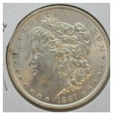 1887 MORGAN DOLLAR  GEM