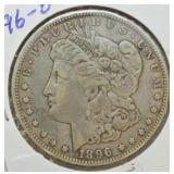 1896 O MORGAN DOLLAR  VF