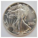 1986 SILVER EAGLE  GEM