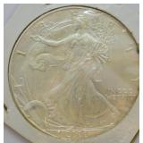 2000 SILVER EAGLE  GEM