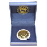 GOLD PLATED KENNEDY HALF DOLLAR