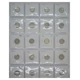 20 MERCURY DIMES