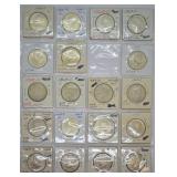 19 40 % SILVER HALF DOLLARS