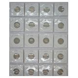 20 BUFFALO NICKELS