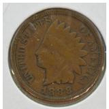1888 INDIAN HEAD CENT  XF