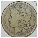 1885 O MORGAN DOLLAR G