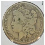 1882 O MORGAN DOLLAR  VG