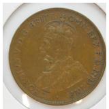 1920 AUSTRALIA  PENNY VF
