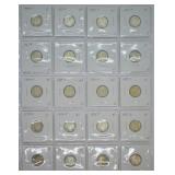 20 SILVER DIMES