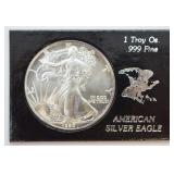 1990 SILVER EAGLE  GEM