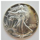 1987 SILVER EAGLE  GEM