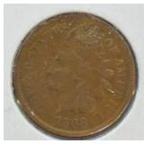 1868 INDIAN HEAD CENT RARE DATE G