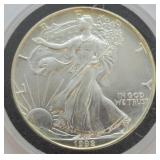 1992 SILVER EAGLE  GEM