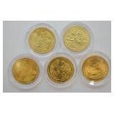 PHILADELPHIA GOLD PLATED QUARTERS