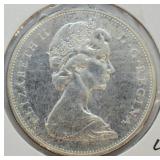 1965 CANADA SILVER DOLLAR CHOICE BU