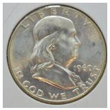 1960 FRANKLIN HALF DOLLAR  GEM