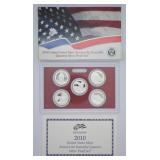 2010 SILVER PROOF QUARTER SET