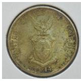 PHILIPPINES SILVER 20 CENT CHOICE BU