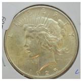 1925 PEACE DOLLAR CHOICE BU