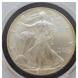 2001 SILVER EAGLE  GEM