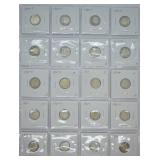 20 SILVER DIMES