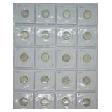 20 SILVER DIMES