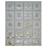 20 SILVER DIMES