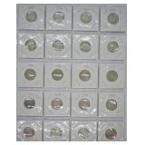 20 BUFFALO NICKELS