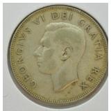 1949 CANADA SILVER 50 CENT