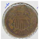 1866 TWO CENT PIECE