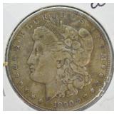 1890 CC MORGAN DOLLAR  F