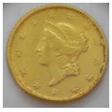 1851 GOLD DOLLAR AU