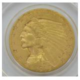 1915 QUARTER EAGLE  AU