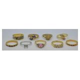 9 pcs. Costume Rings