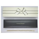 Fred Meyer Jewelers Tri-Colored Sterling Bracelet