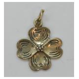 Sterling Silver Dogwood Blossom Charm