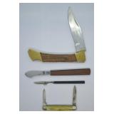 4 pcs. Pocket Knives & Tools