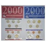 2000 UNC State Quarter U.S. P&D Mint Sets