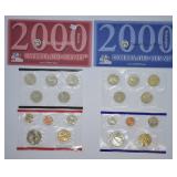 2000 State Quarter UNC U.S. P&D Mint Sets