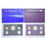 1983 & 1985 U.S. Proof Sets