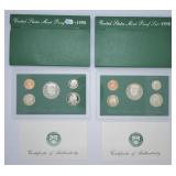 2 pcs. 1998 U.S. Mint Proof Sets