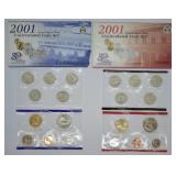 2001 State Quarter UNC U.S. P&D Mint Sets