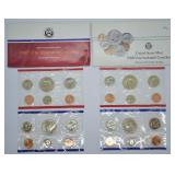 1987 & 1988 UNC U.S. Mint Coin Sets