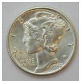 1942 Silver Mercury Dime GEM UNC