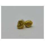 22k Gold Nugget Stud Earrings